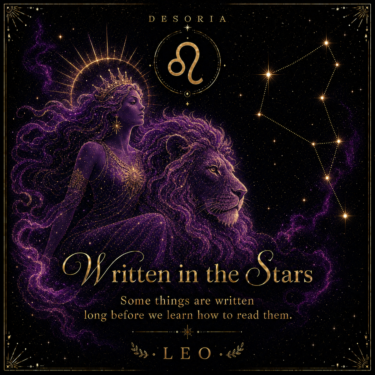 Written in the Stars ✦ Leo Zodiac Necklace
