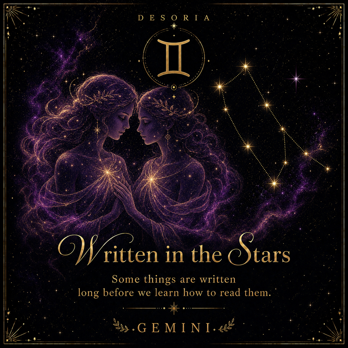 Written in the Stars ✦ Gemini Zodiac Necklace