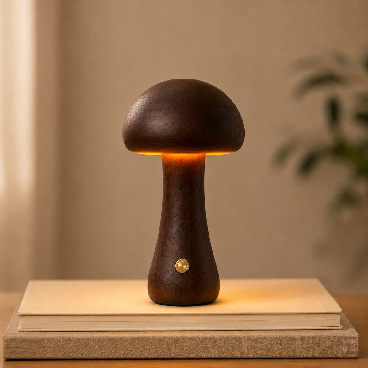The Mushroom Glow Lamp ✦ Rechargeable Bedside Light