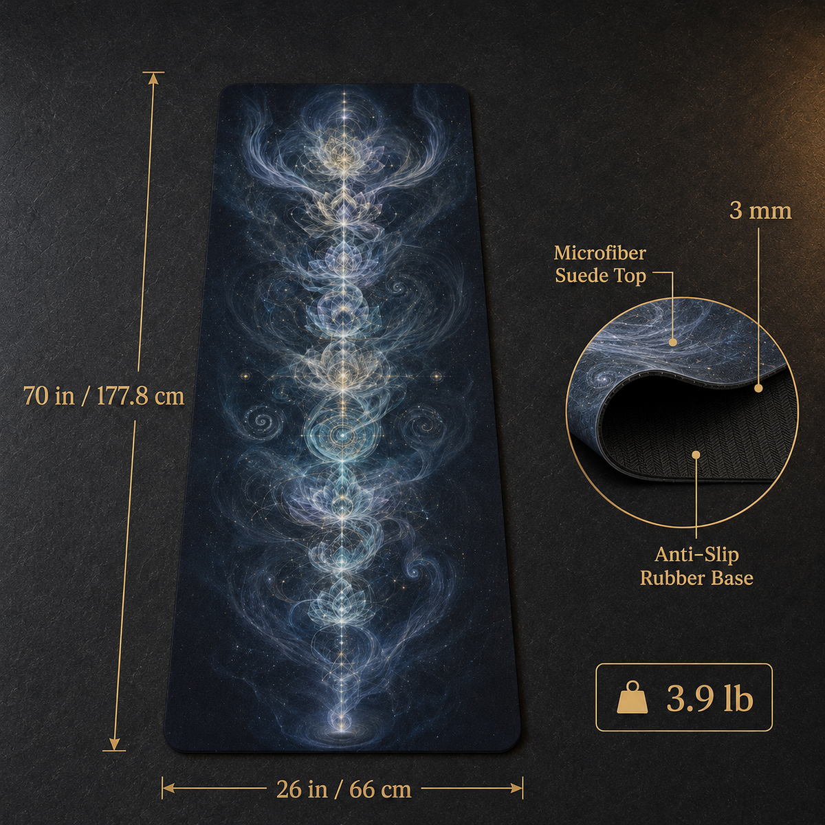 The Sacred Breath ✦ Air Element Flow Yoga Mat
