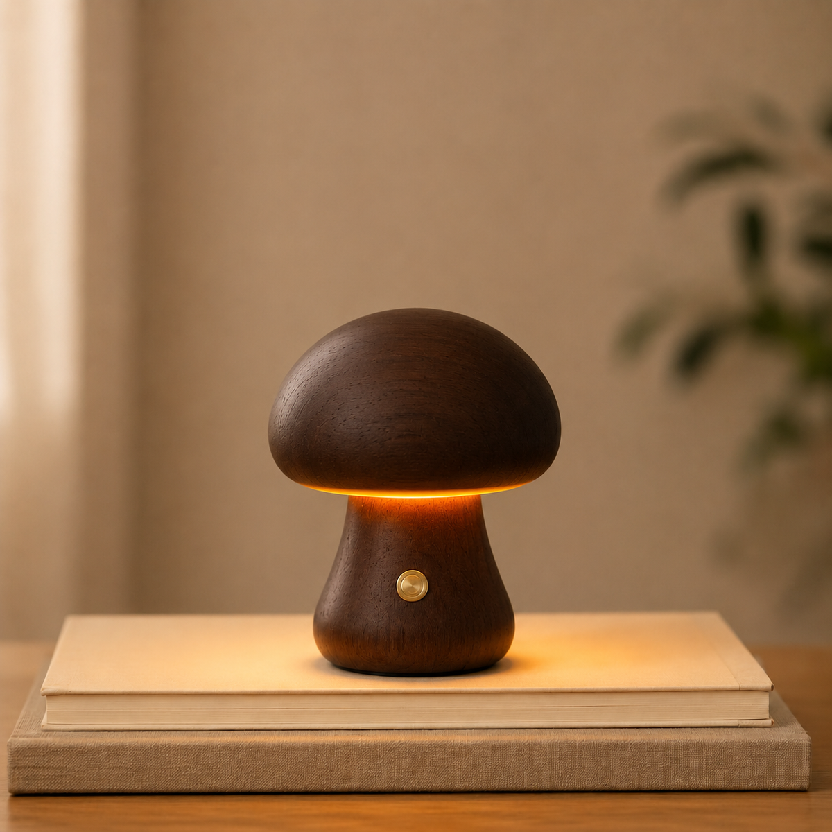 The Mushroom Glow Lamp ✦ Rechargeable Bedside Light