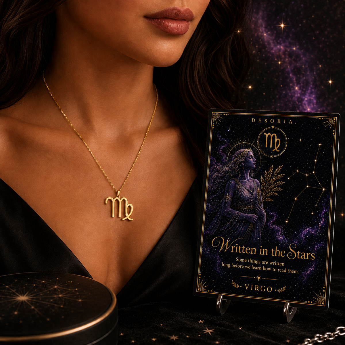 Written in the Stars ✦ Virgo Zodiac Necklace