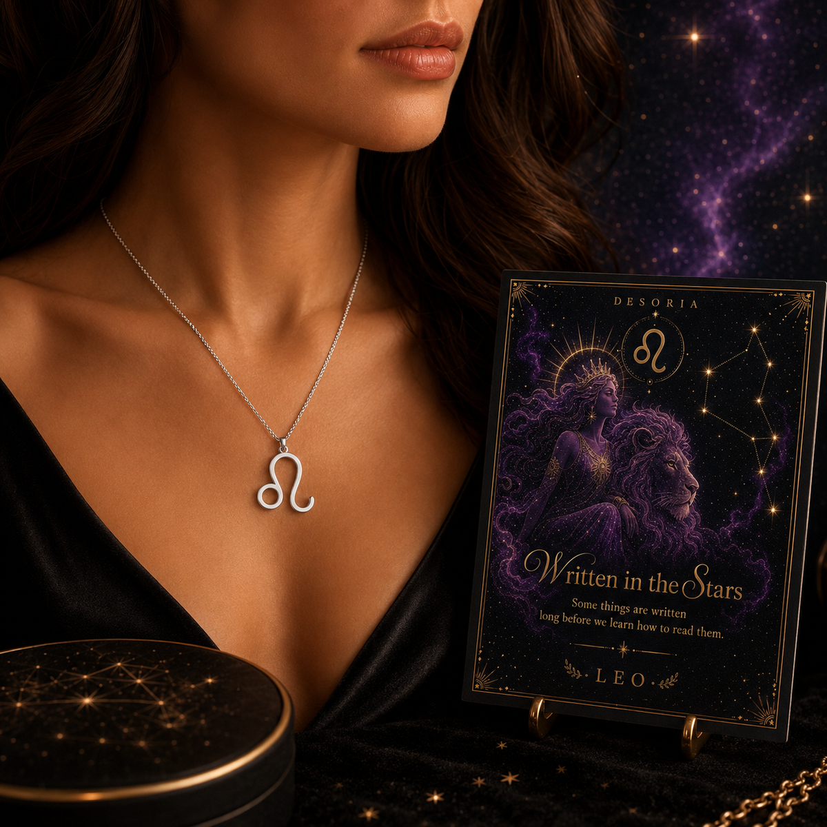 Written in the Stars ✦ Leo Zodiac Necklace