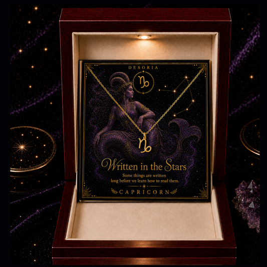 Written in the Stars ✦ Capricorn Zodiac Necklace
