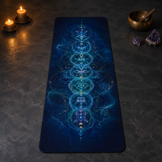 Sacred Current ✦ Water Element Flow Yoga Mat