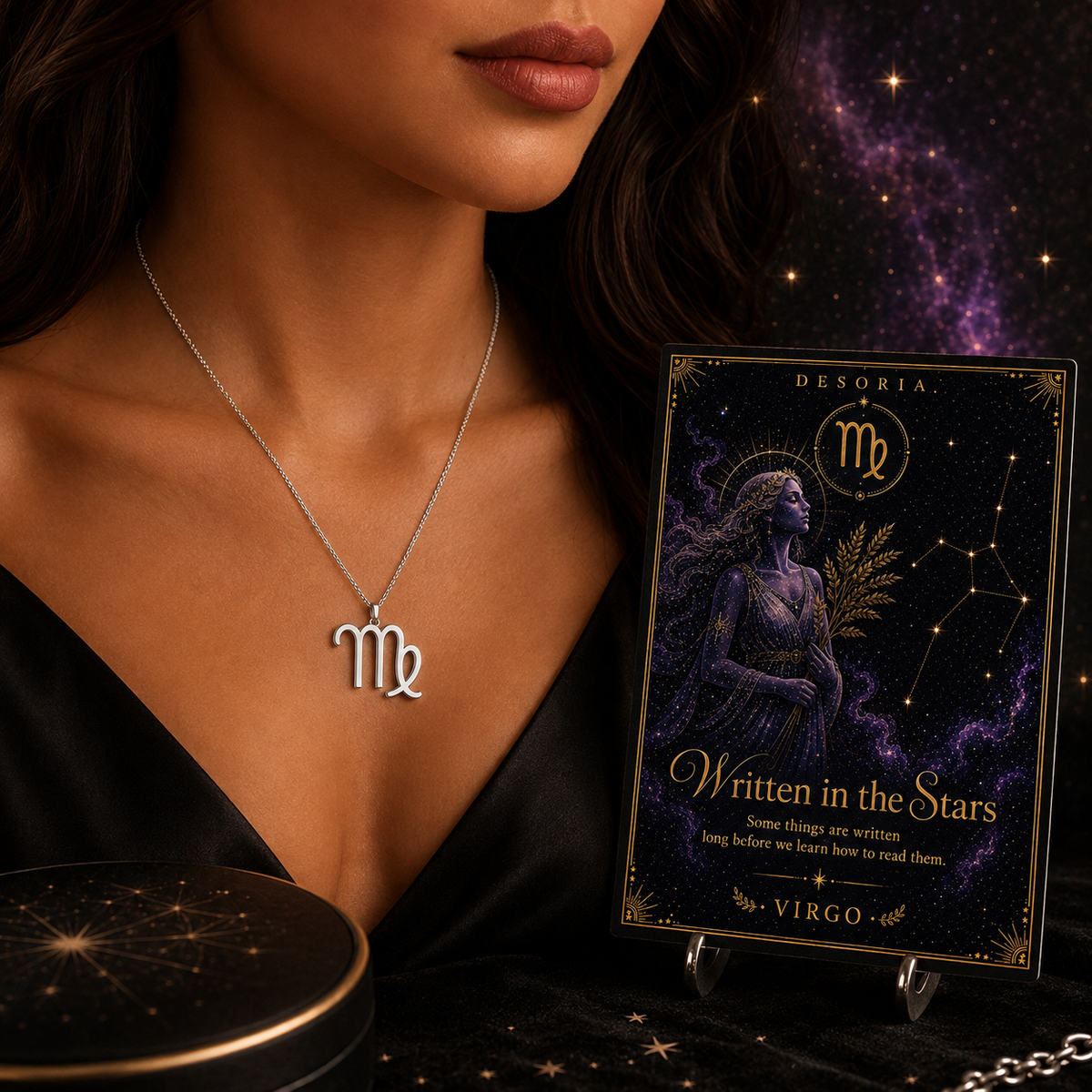 Written in the Stars ✦ Virgo Zodiac Necklace
