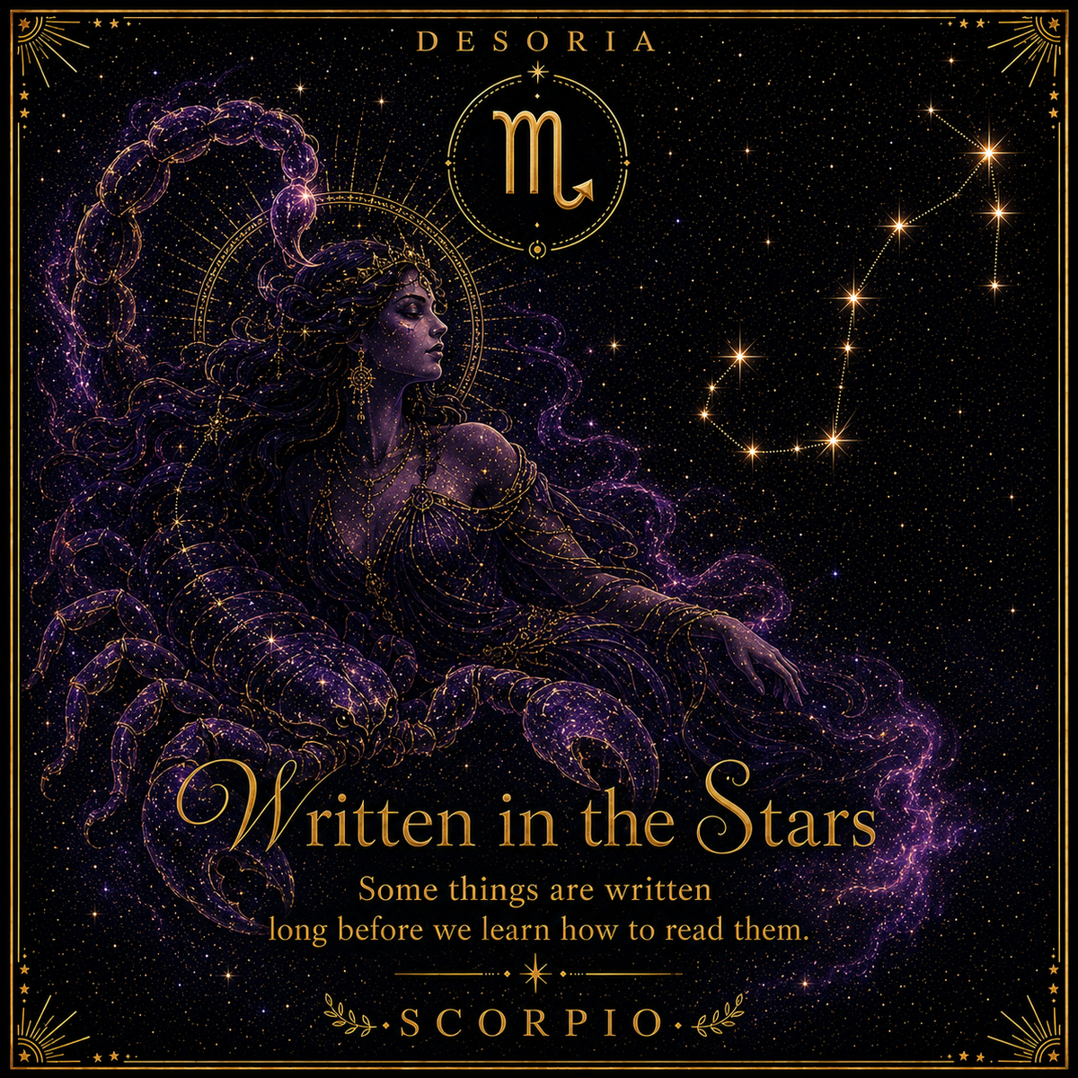 Written in the Stars ✦ Scorpio Zodiac Necklace