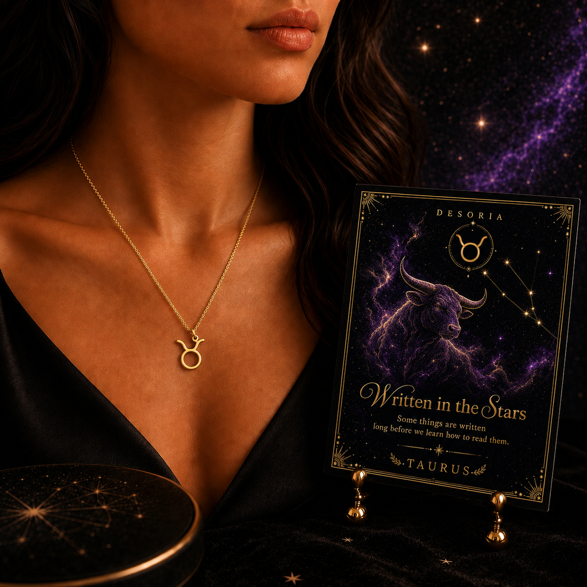 Written in the Stars ✦ Taurus Zodiac Necklace