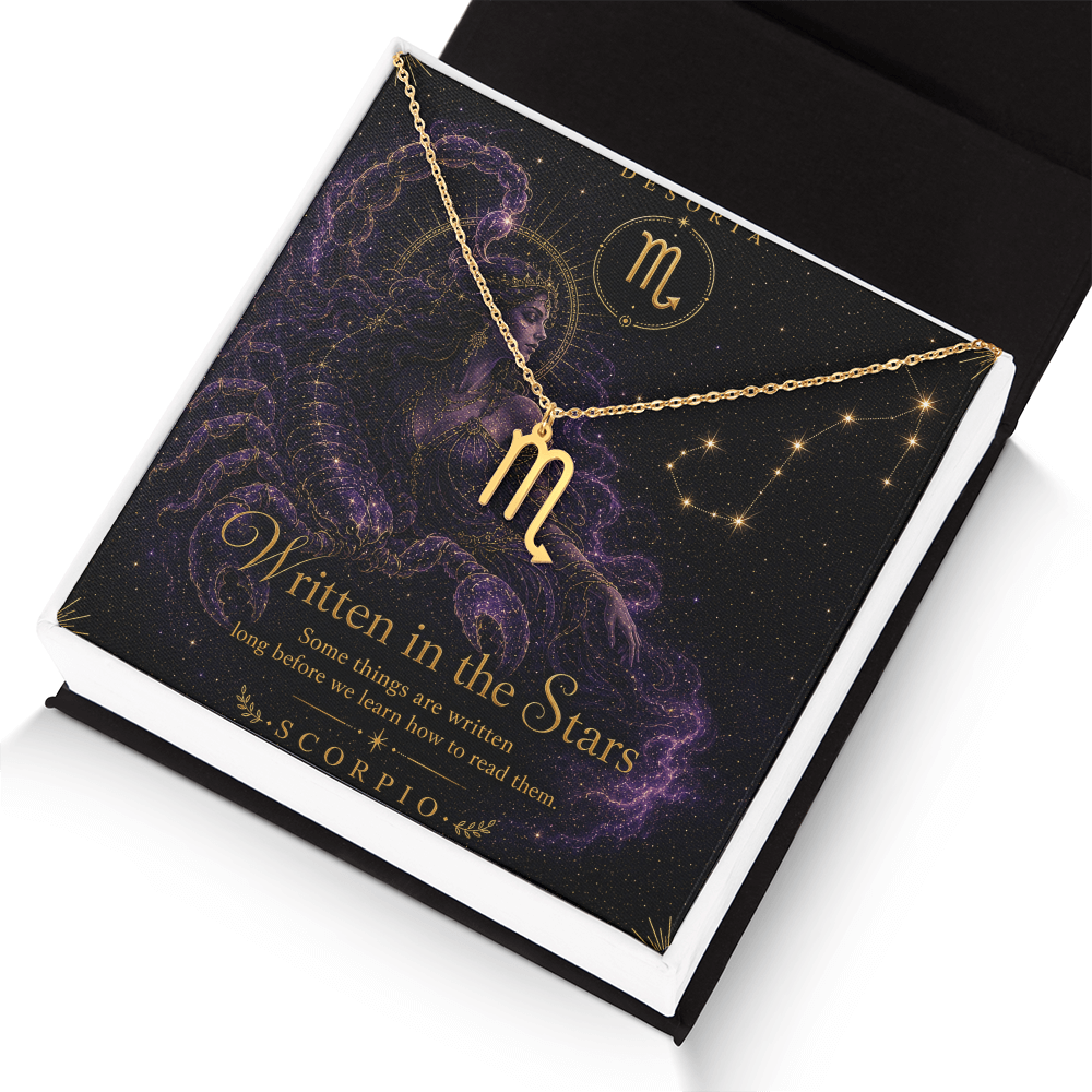 Written in the Stars ✦ Scorpio Zodiac Necklace