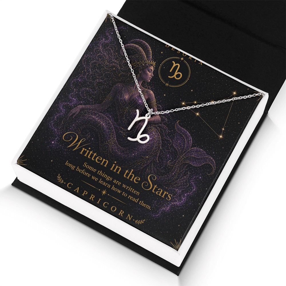 Written in the Stars ✦ Capricorn Zodiac Necklace
