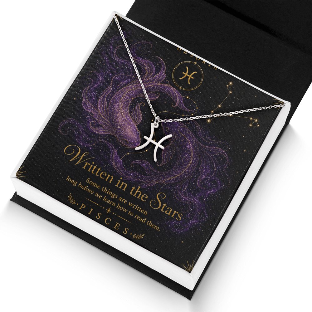 Written in the Stars ✦ Pisces Zodiac Necklace
