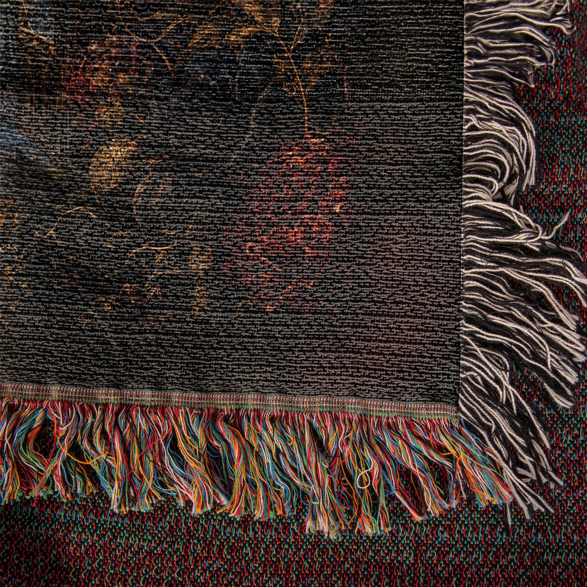 The Midnight Conservatory ✦ 100% Cotton Heirloom Woven Blanket