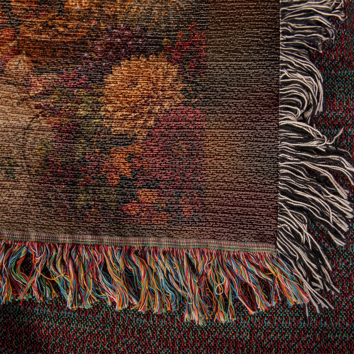 The Harvest Moon Feast ✦ 100% Cotton Heirloom Woven Blanket